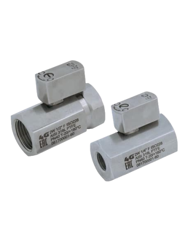 2-Way 4G Ghidini - Ball Valve STANDARD SEALS - ISO 228 F - 606201