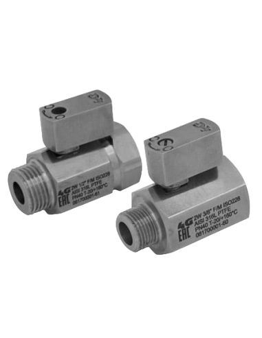 2-Way 4G Ghidini - Ball Valve STANDARD SEALS - ISO 228 FM - 606209