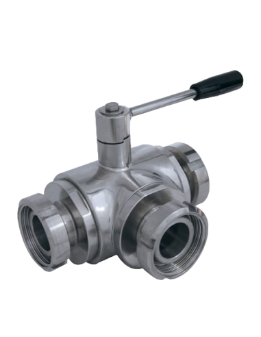 3-Way 4G Ghidini - 3 Way (T) Ball Valve - 4 SEALS STANDARD SEALS - M DIN 11851 - 300127