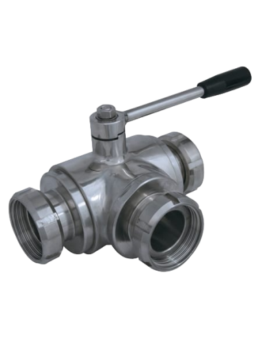 3-Way 4G Ghidini - 3 Way (T) Ball Valve - 4 SEALS STANDARD SEALS - M SMS - 300146