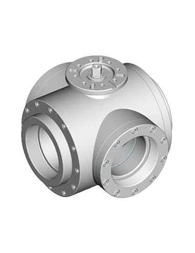 3-Way 4G Ghidini - 3 Way (T) Ball Valve 5 inches - 4 SEALS STANDARD SEALS - ISO 228 F - 303001