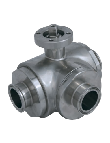 3 Way (T) Ball Valve - 303030 | 4G Ghidini