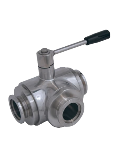 3-Way 4G Ghidini - 3 Way (L) Ball Valve - 4 SEALS STANDARD SEALS - GAROLLA - 310131