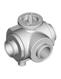 Heating Jacket 4G Ghidini - 3 Way (L) Ball Valve - HEATING JACKET - 313030C