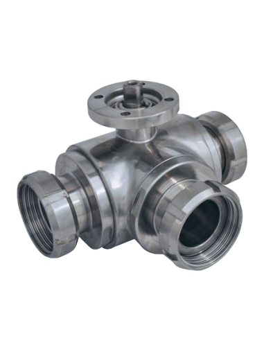 3-Way 4G Ghidini - 3 Way (L) Ball Valve - 4 SEALS STANDARD SEALS - M SMS - 313046