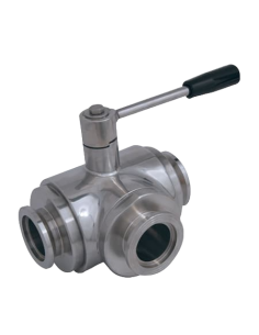 T-Bore 4G Ghidini - 3 Way (T) Ball Valve - 3 SEALS STANDARD SEALS - GAROLLA - 360131