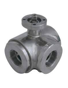 T-Bore 4G Ghidini - 3 Way (T) Ball Valve - 3 SEALS STANDARD SEALS - ISO 228 F - 363001