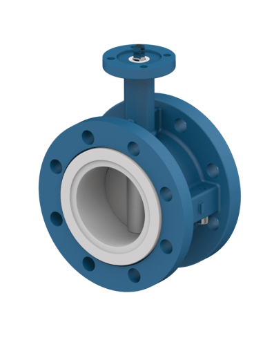 Butterfly valve PTFE Lined Double Flanged - S48 | Alfa Europe