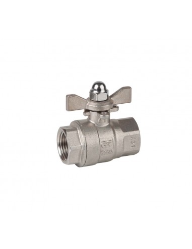 2 Οδών Genebre - Σφαιρικός κρουνός threaded ends - 2 pcs full bore ball valve F-F - 2009