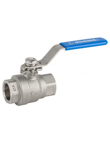 2 Οδών Genebre - Σφαιρικός κρουνός threaded ends - 2 pcs full bore ball valve - 2014