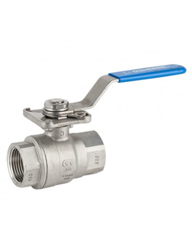 2 Οδών Genebre - Σφαιρικός κρουνός threaded ends - 2 pcs full bore ball valve - 2015