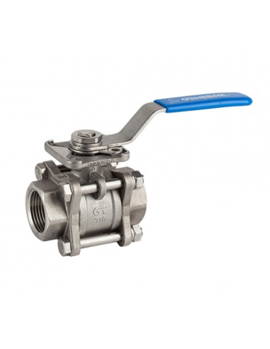 2 Οδών Genebre - Σφαιρικός κρουνός threaded ends - 3 pcs full bore ball valve - 2025