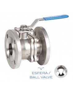 Control Genebre - Ball Valve V control - 2 pieces - 2528V