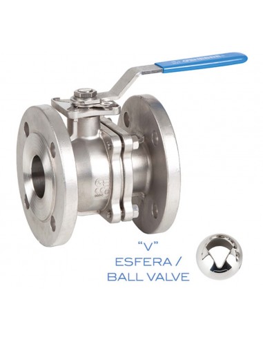 Ball Valve V control - 2 pieces - 2528V | Genebre