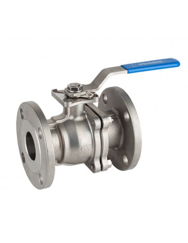 2-Way Genebre - Ball Valve flanged ends - 2 pcs full bore ball valve flanges ANSI B-16.5 s-150. FIRE SAFE Certification - 2528A