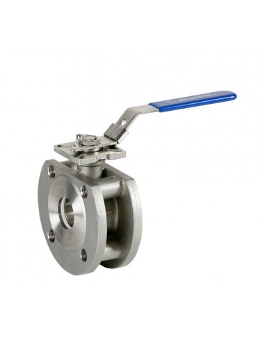 Σφαιρικός κρουνός Wafer type. 1 pc full bore ball valve mounting between flanges PN 16 - 2118 | Genebre