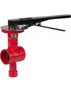 Genebre - Fire Protection Valve - Grooved ends butterfly valve with handle - 2120