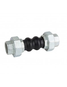 Expansion - Rubber Joints Genebre - Accessories - Rubber expansion joints - Rubber expansion joint-double wave - NPT thread -...