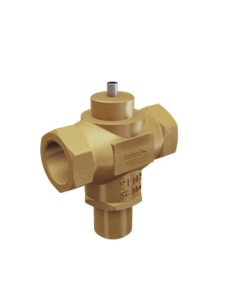 2-Way Clorius Controls - Control valve 2-way DN 15-32mm Reverse acting for cooling applications - Gun Metal