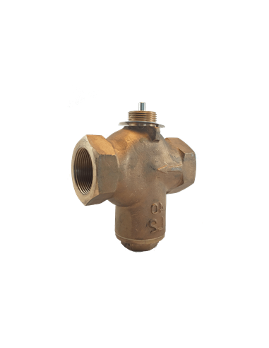 Control valve 2-way DN 40-50mm Reverse acting for cooling applications - Gun Metal | Clorius Controls