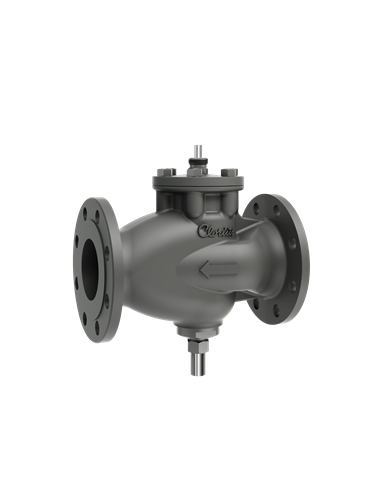 2-Way Clorius Controls - Control Valves 2-way DN 100-150mm - Cast Iron