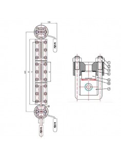 Υαλοστάσια Fival Srl - Υαλοστάσιο - Reflex Type - 00000143 - Reflex Level Gauge Mod. RMF NX - NY