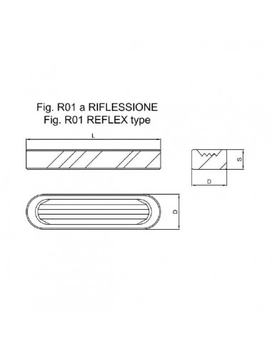 Level Gauges Fival Srl - Level Indicators - Reflex Type - 00000167 - R borosilcate gauges