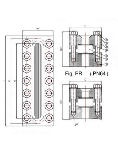 Level Gauges Fival Srl - Level Indicators - Transparent Type - 00000148 - Welded Level Guge Mod. TJF