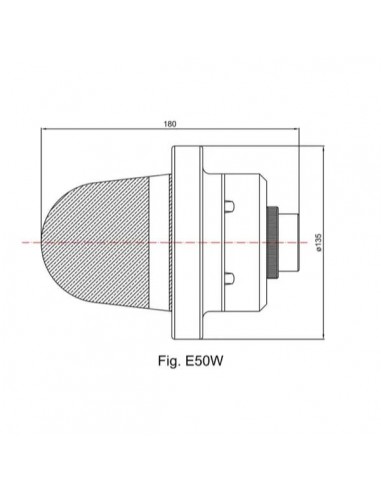 Level Gauges Fival Srl - Level Indicators - 00000155 - Flameproof & Watertight Illumination Lamp - E50W