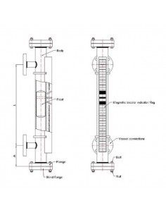 Υαλοστάσια Fival Srl - Υαλοστάσιο - Magnetic level gauge - 00000177 - Magnetic Level Gauge