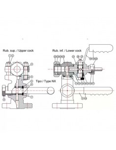 Υαλοστάσια Fival Srl - Υαλοστάσιο - Level Cock Gauge - 00000160 - Level Cock Gauge Type NX PN40