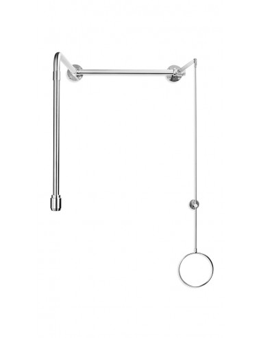 Body safety shower stainless steel, above door installation in 2850 mm height - PremiumLine - BR 084 195 | B-Safety