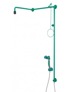 B-Safety - ClassicLine - above door inst., body shower with hand-held eye shower - BR 874 085