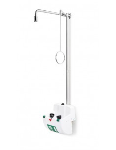 Ντους Ασφαλείας - Συνδυασμοί B-Safety - PremiumLine - with eye-/face wash unit with bowl and lid - BR 868 095