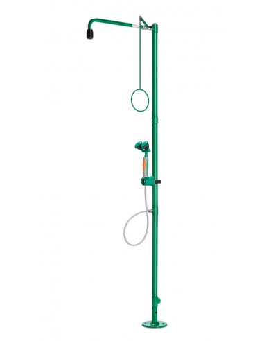 Αυτόνομα Ντους Ασφαλείας B-Safety - ClassicLine - shower with hand-held eye shower with 2 spray heads 45° - BR 834 085