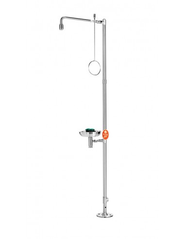 Freestanding Safety Showers B-Safety - PremiumLine - with eye shower with stainless steel bowl - BR 837 095