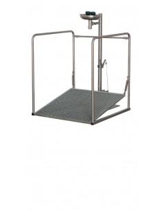 Σταθμοί Ντους Ασφαλείας B-Safety - PremiumLine - eye shower station with protection cage, self-draining - BR 887 095