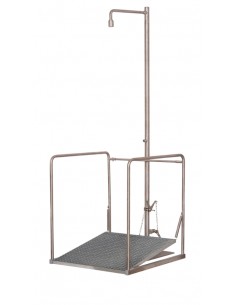 Σταθμοί Ντους Ασφαλείας B-Safety - PremiumLine - safety shower station with protection cage, self-draining - BR 888 095