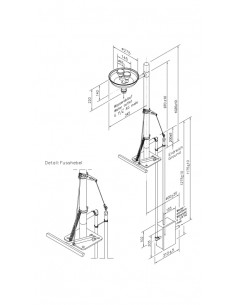 Με Αντιπαγωτική Προστασία B-Safety - PremiumLine - self-draining eye shower, with underfloor actuation - BR 305 395