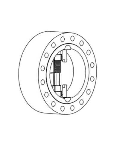 Dual Plate Cast Flow - Retainerless Dual Plate Check Valve