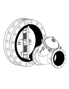 Dual Plate Cast Flow - Rubber Lined Dual Plate & Ball Check Valve