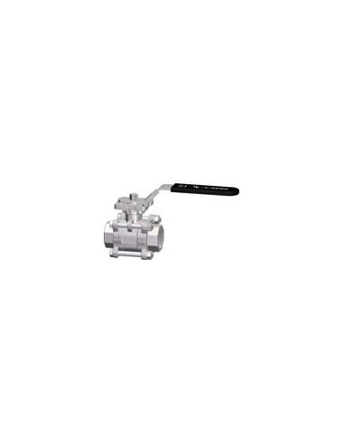 2-Way Comeval - Ball Valve 3 Pieces - UNIFLOW® Fig. BV3MD