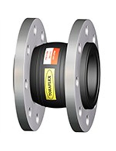 Comeval - Rubber joints, single sphere with loose flanges, length 130 mm TORAFLEX - S15